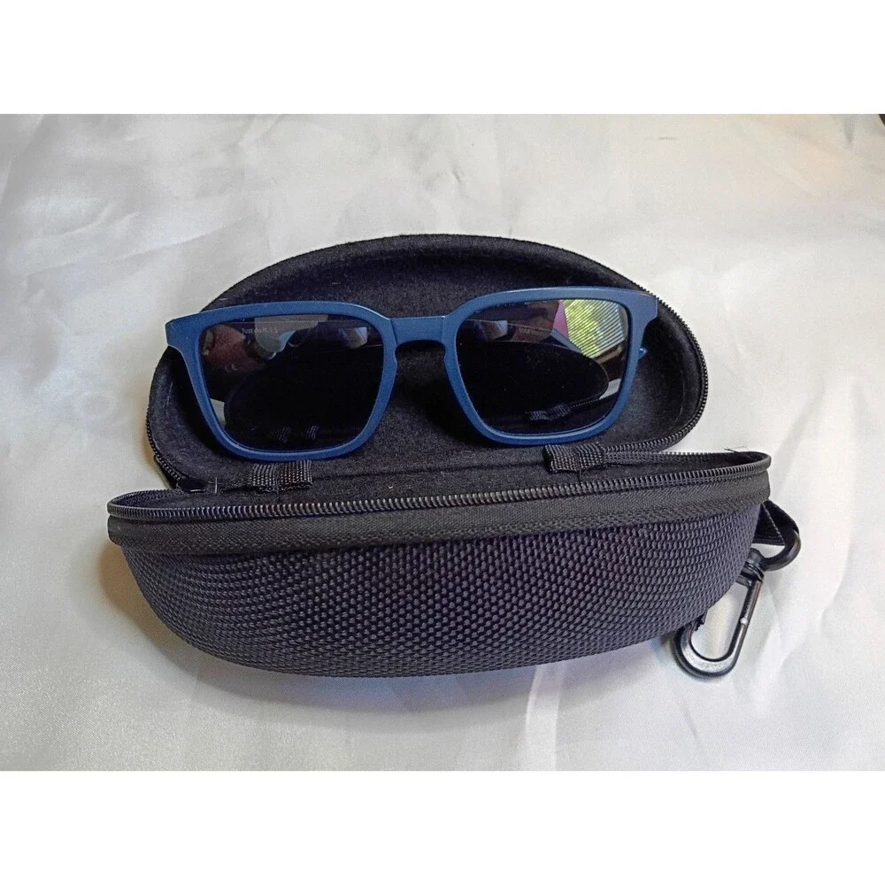 Nike Circuit EV1195 401 Matte Blue Sunglasses 55-20-145 + Case